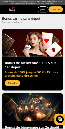 Ile de Casino Bonus